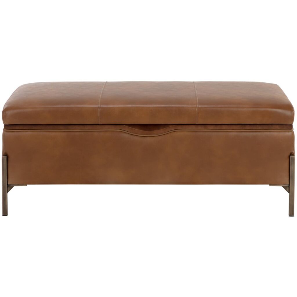 Kael Storage Bench - Tobacco Tan - Image 3