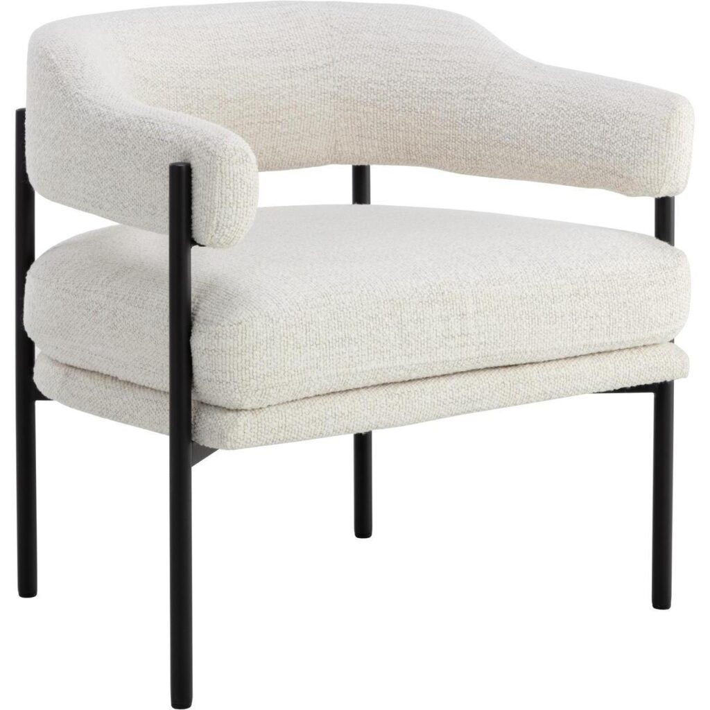 Lola Lounge Chair - Merino Pearl