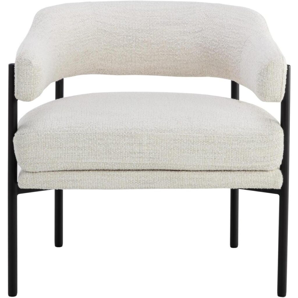 Lola Lounge Chair - Merino Pearl - Image 2