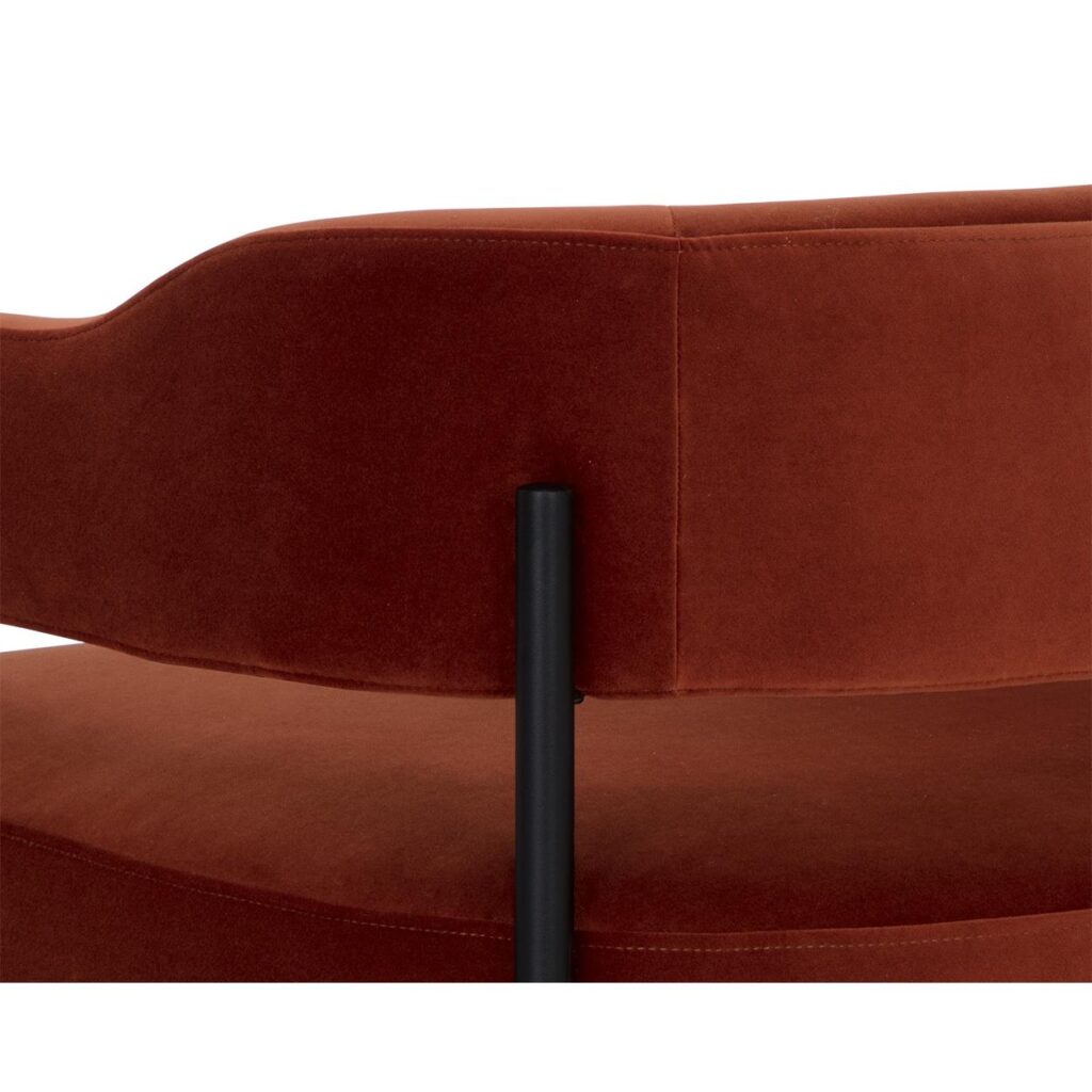 Lola Lounge Chair - Meg Rust - Image 8