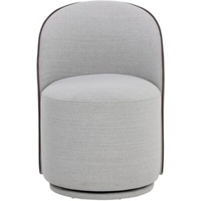 Cavoli Swivel Dining Chair - Mina Light Grey / Meg Ash 109914 109914 CAVOLI SWIVEL DINING CHAIR MINA LIGHT GREY MEG ASH 1