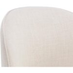 Cavoli Swivel Dining Chair - Effie Linen - Image 6