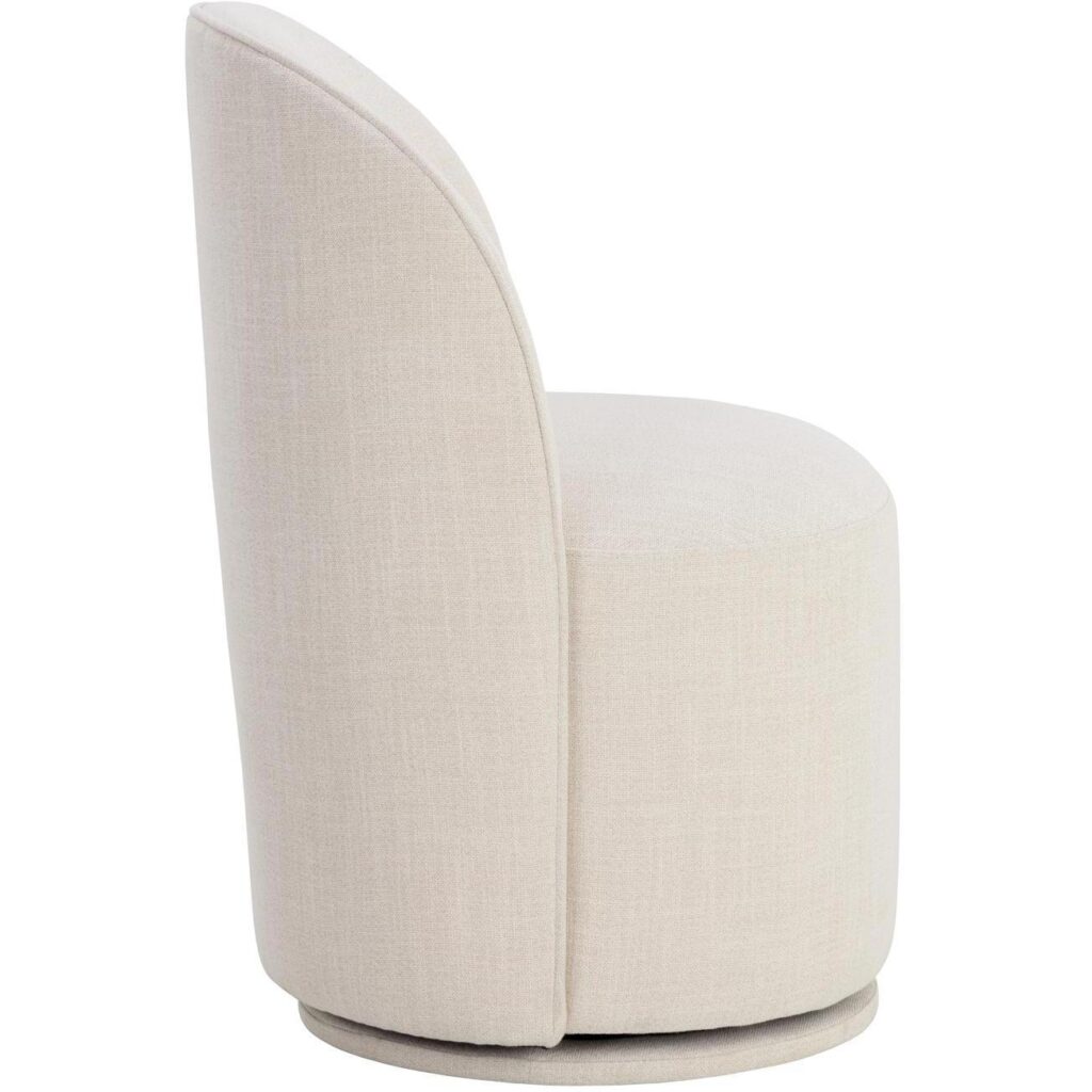 Cavoli Swivel Dining Chair - Effie Linen - Image 3