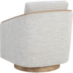 Tasia Swivel Lounge Chair - Merino Cotton 109919V 109919V TASIA SWIVEL LOUNGE CHAIR MERINO COTTON 23
