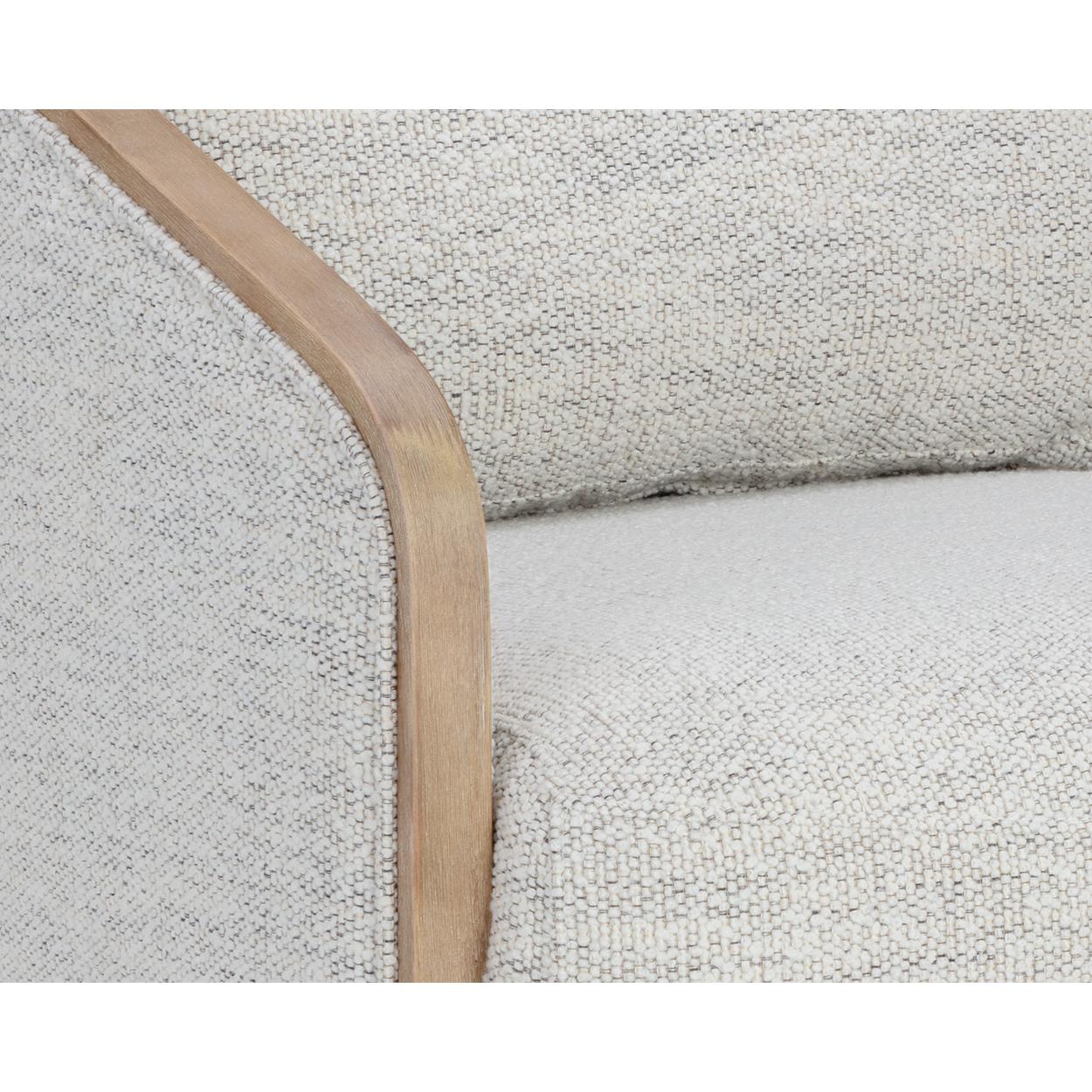 Tasia Swivel Lounge Chair - Merino Cotton 5 Tasia Swivel Lounge Chair - Merino Cotton - Image 5