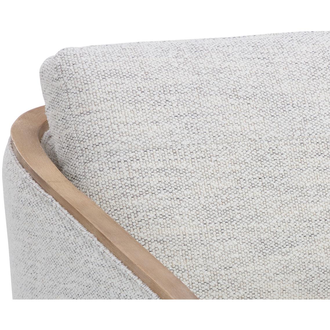 Tasia Swivel Lounge Chair - Merino Cotton 6 Tasia Swivel Lounge Chair - Merino Cotton - Image 6
