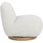 Franze Swivel Lounge Chair - Merino Pearl 109920 109920 FRANZE SWIVEL LOUNGE CHAIR MERINO PEARL 2