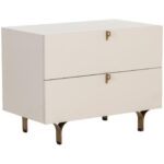 Celine Nightstand - Large - Cream 9 Celine Nightstand - Large - Cream 110030 110030 CELINE NIGHTSTAND LARGE 1