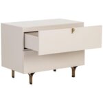 Celine Nightstand - Large - Cream 10 Celine Nightstand - Large - Cream 110030 110030 CELINE NIGHTSTAND LARGE 2
