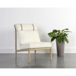 Elanor Lounge Chair - Light Oak - Altro White 12 Elanor Lounge Chair - Light Oak - Altro White 110042 110042 ELANOR LOUNGE CHAIR LIGHT OAK ALTRO WHITE 5