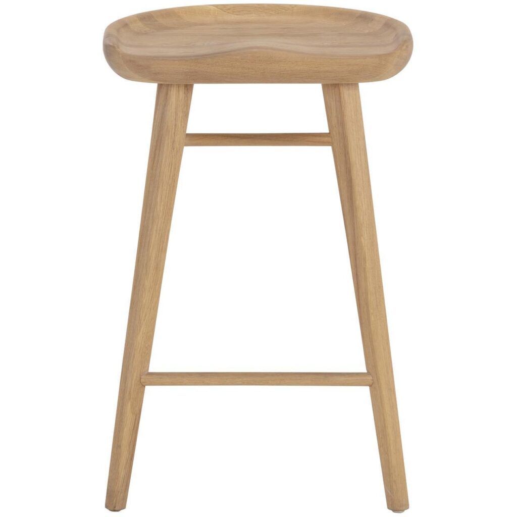 Dominic Counter Stool - Light Oak - Image 2