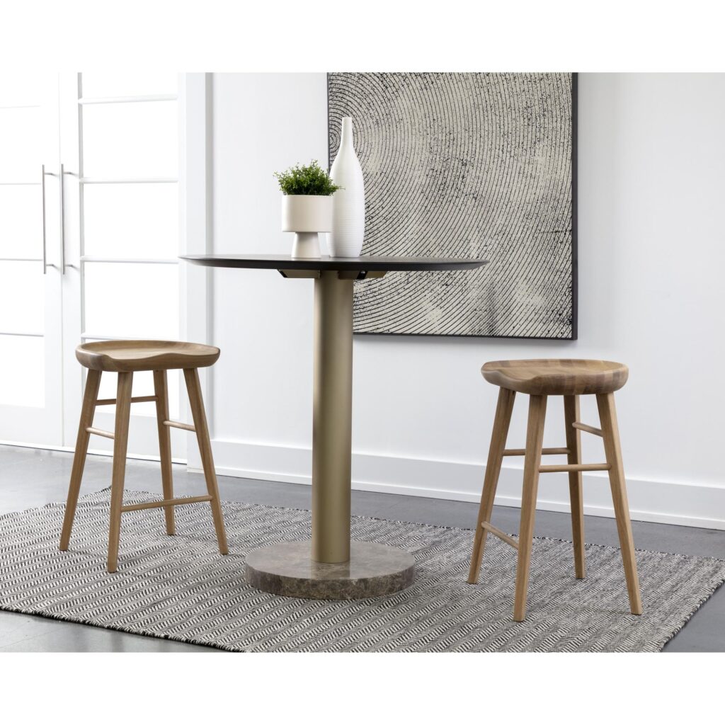 Dominic Counter Stool - Light Oak - Image 5