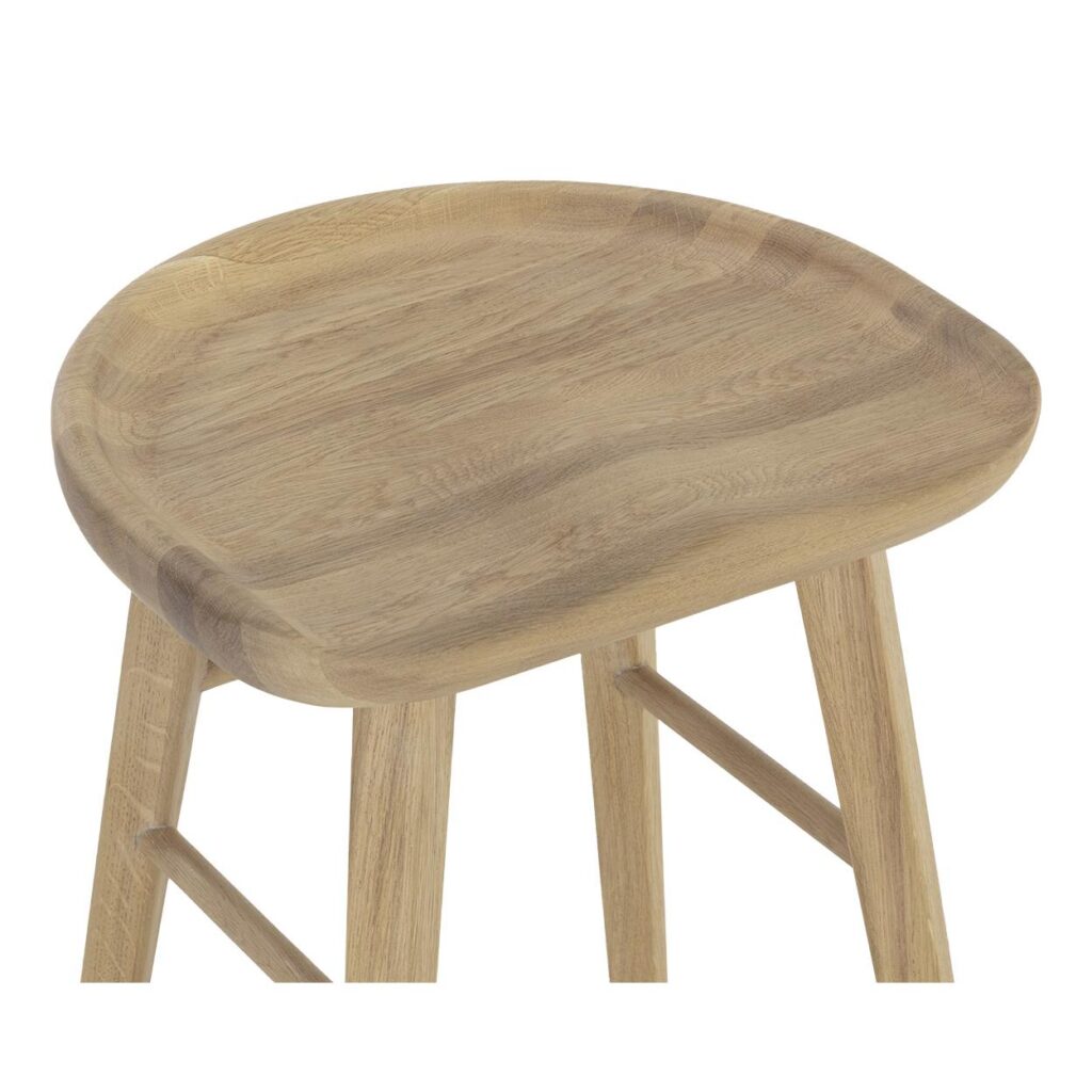 Dominic Counter Stool - Light Oak - Image 6