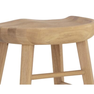 Dominic Counter Stool - Light Oak 110044 110044 DOMINIC COUNTER STOOL LIGHT OAK 8