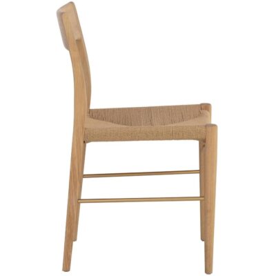 Bondi Dining Chair - Light Oak 110045 110045 BONDI DINING CHAIR LIGHT OAK 2