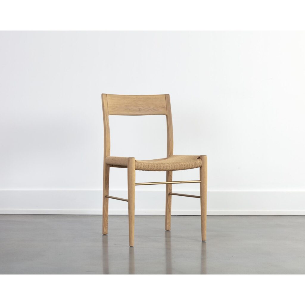 Bondi Dining Chair - Light Oak - Image 5