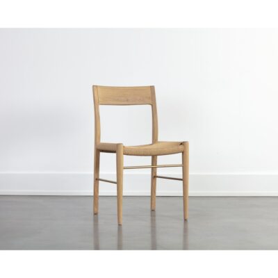 Bondi Dining Chair - Light Oak 110045 110045 BONDI DINING CHAIR LIGHT OAK 5