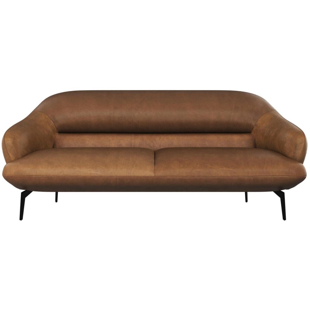 Armani Sofa - Cognac Leather - Image 2