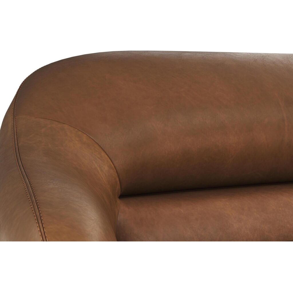 Armani Sofa - Cognac Leather - Image 7