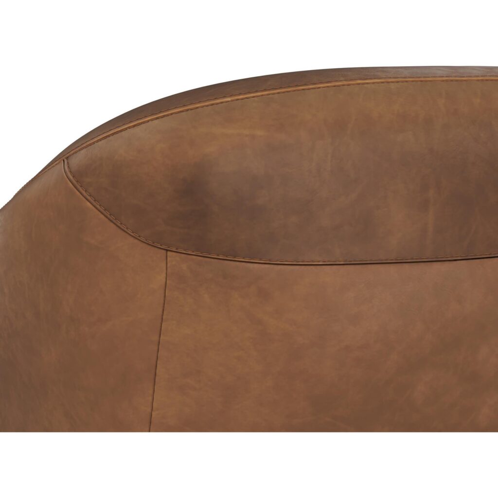 Armani Sofa - Cognac Leather - Image 8