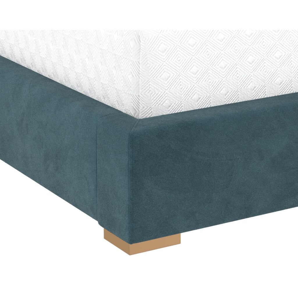 Alisha Bed - King - Meg Dusty Teal - Image 3