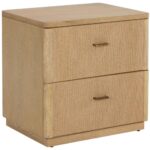 Etienne Nightstand - Rustic Oak 8 Etienne Nightstand - Rustic Oak 110133 110133 ETIENNE NIGHTSTAND 1