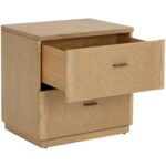 Etienne Nightstand - Rustic Oak 9 Etienne Nightstand - Rustic Oak 110133 110133 ETIENNE NIGHTSTAND 2