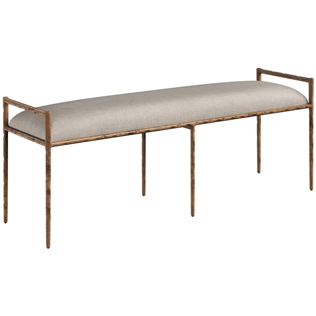 Esai Bench - Zenith Taupe Grey