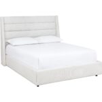 Emmit Bed - Queen - Merino Pearl 11 Emmit Bed - Queen - Merino Pearl - Image 2