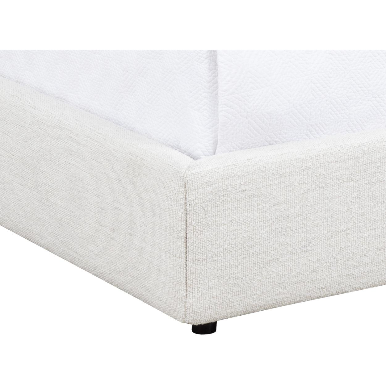 Emmit Bed - Queen - Merino Pearl 8 Emmit Bed - Queen - Merino Pearl - Image 8