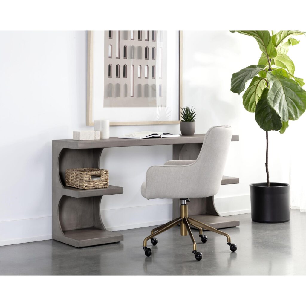 Catrine Desk - Grey - Image 6