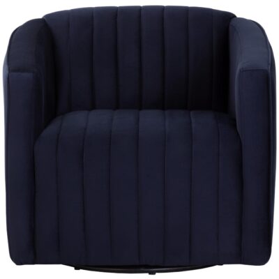 Garrison Swivel Lounge Chair - Abbington Navy 110185 110185 GARRISON SWIVEL LOUNGE CHAIR ABBINGTON NAVY 1