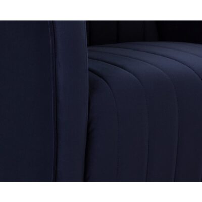 Garrison Swivel Lounge Chair - Abbington Navy 110185 110185 GARRISON SWIVEL LOUNGE CHAIR ABBINGTON NAVY 6