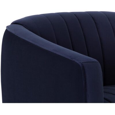 Garrison Swivel Lounge Chair - Abbington Navy 110185 110185 GARRISON SWIVEL LOUNGE CHAIR ABBINGTON NAVY 7