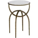 Alicent End Table - White Marble 8 Alicent End Table - White Marble 110188 110188 ALICENT END TABLE WHITE MARBLE 1