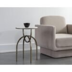 Alicent End Table - White Marble 11 Alicent End Table - White Marble 110188 110188 ALICENT END TABLE WHITE MARBLE 5