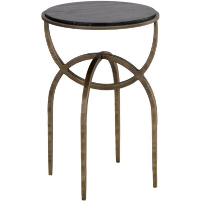 Alicent End Table - Black Marble 110190 110190 ALICENT END TABLE BLACK MARBLE 1