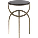 Alicent End Table - Black Marble 8 Alicent End Table - Black Marble 110190 110190 ALICENT END TABLE BLACK MARBLE 2