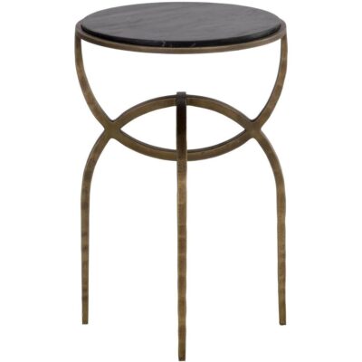 Alicent End Table - Black Marble 110190 110190 ALICENT END TABLE BLACK MARBLE 2