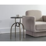 Alicent End Table - Black Marble 10 Alicent End Table - Black Marble 110190 110190 ALICENT END TABLE BLACK MARBLE 5