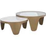 Mysaria Nesting Coffee Tables (Set Of 2) 8 Mysaria Nesting Coffee Tables (Set Of 2) 110200 110200 MYSARIA NESTING COFFEE TABLES 1