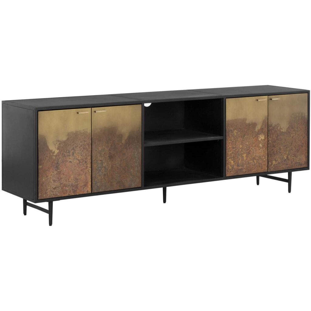 Auburn Media Console And Cabinet