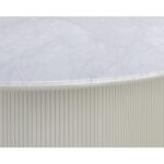 Paloma Dining Table - Oval - White Marble - 84" 11 Paloma Dining Table - Oval - White Marble - 84" - Image 5
