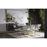 Paloma Dining Table - Oval - White Marble - 84" 13 Paloma Dining Table - Oval - White Marble - 84" - Image 7