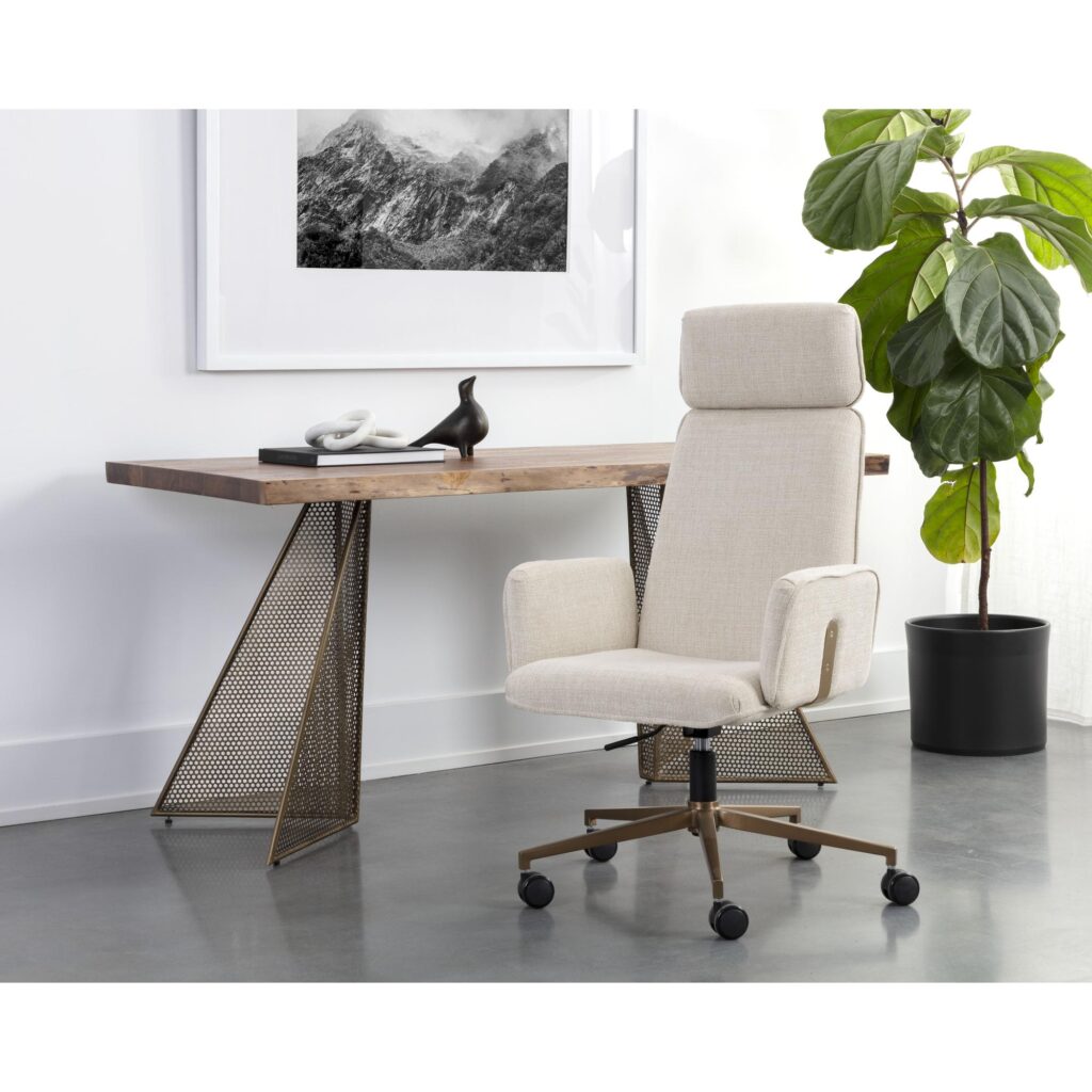 Kalev Office Chair - Chacha Cream - Image 5