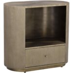 Siena Nightstand - Oval - Antique Brass 8 Siena Nightstand - Oval - Antique Brass 110364 110364 SIENA NIGHTSTAND OVAL ANTIQUE BRASS 1