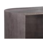Siena Nightstand - Oval - Gunmetal 12 Siena Nightstand - Oval - Gunmetal 110365 110365 SIENA NIGHTSTAND OVAL GUNMETAL 6