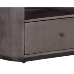Siena Nightstand - Oval - Gunmetal 13 Siena Nightstand - Oval - Gunmetal 110365 110365 SIENA NIGHTSTAND OVAL GUNMETAL 7