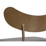 Gibbons Barstool - Antique Brass - Charcoal Black Leather 15 Gibbons Barstool - Antique Brass - Charcoal Black Leather 110366 110366 GIBBONS BARSTOOL ANTIQUE BRASS CHARCOAL BLACK LEATHER 8