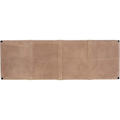 Elon Bench - Suede Light Tan Leather 110370 110370 ELON BENCH LIGHT TAN LEATHER 2